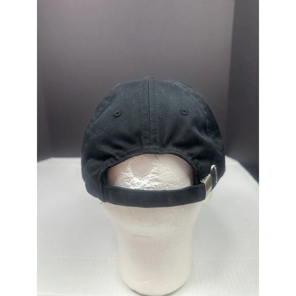 Corvette Mad House High Performance Apparel Relaxed-Fit Strapback Black Hat Cap